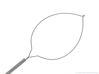 Disposable polypectomy snare „Cold Snare“ for cold resection (Disposable polypectomy snare „Cold Snare“ for cold resection) &copy; www.fendo-medizintechnik.de